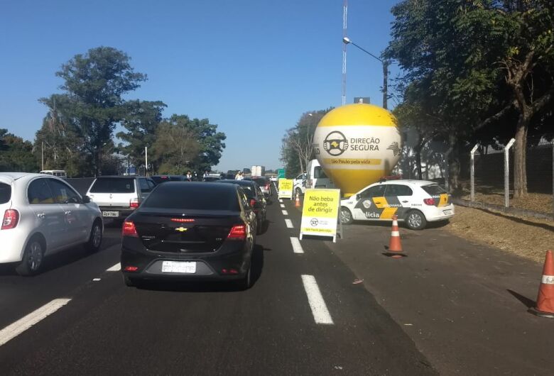 Operação flagra 17 motoristas dirigindo alcoolizados na Washington Luis, em São Carlos