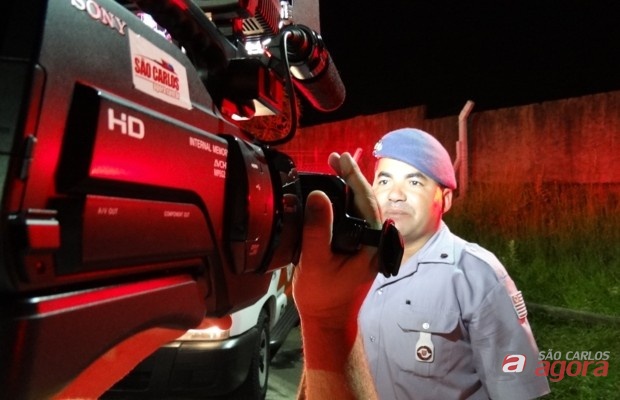 Sargento Mauricio, um dos responsáveis pela apreensão. -
