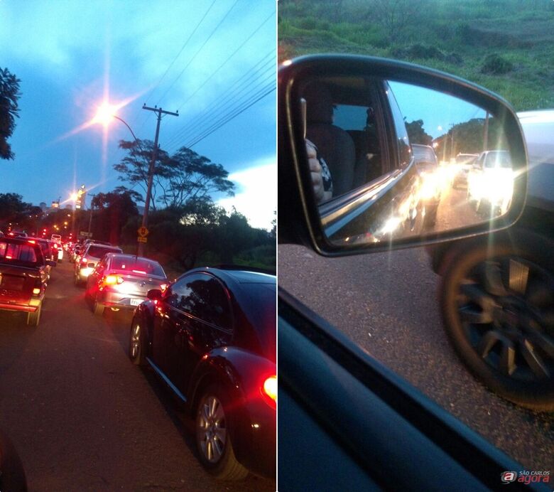 Após fim da "direita livre", trânsito fica congestionado na região da rotatória do Cristo -