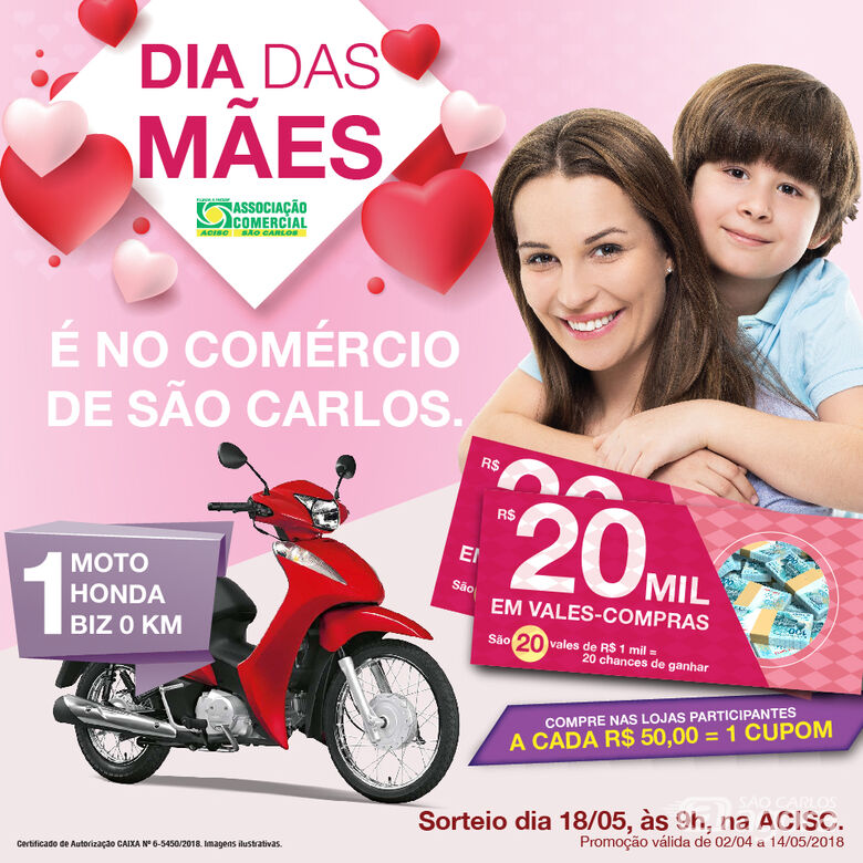 Acisc divulga as lojas participantes da campanha do Dia das Mães -