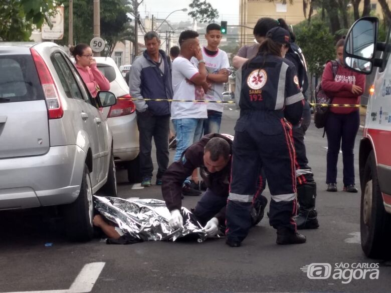 Motociclista morre após grave acidente em São Carlos - Crédito: Luciano Lopes