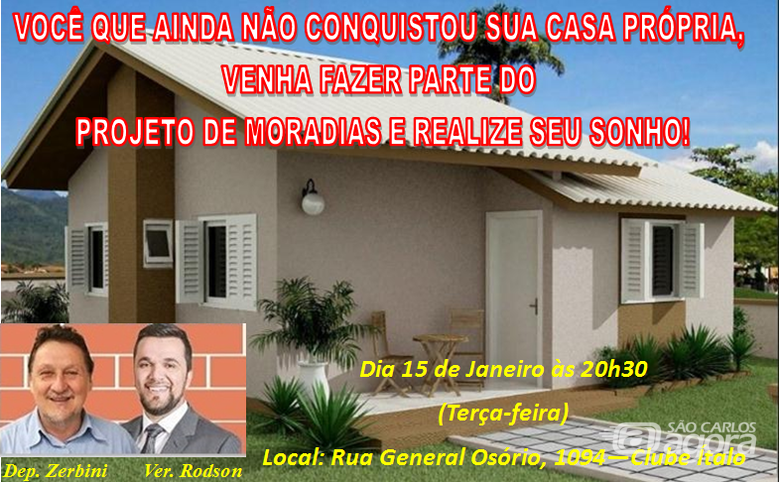 Rodson convida para reunião do Projeto Habitacional de Interesse Social no Ítalo - Crédito: Divulgação