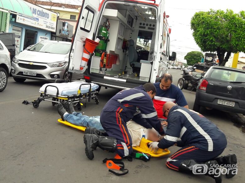 Pedestre é atropelado na avenida Sallum - Crédito: Maycon Maximino