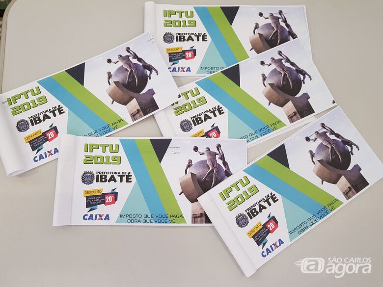 Prefeitura de Ibaté começa a entregar os carnês de IPTU e ISSQN - Crédito: Divulgação