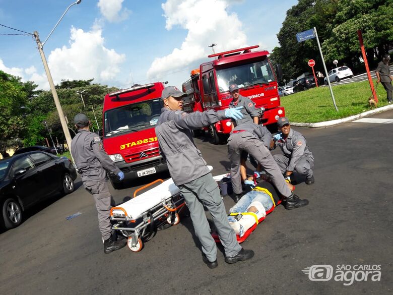 Pedestre é atropelado na região da rodoviária - Crédito: Maycon Maximino
