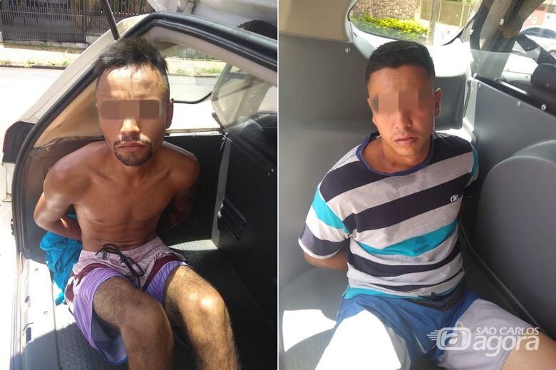 Dupla acusada de assaltar posto de combustíveis é presa pela ROCAM - Crédito: Divulgação/Polícia Militar