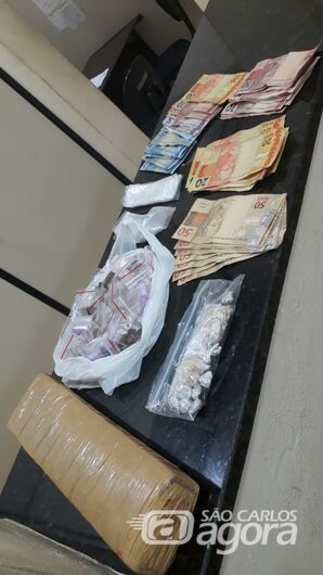 Dupla é detida com drogas no Jardim Cruzado - Crédito: Divulgação