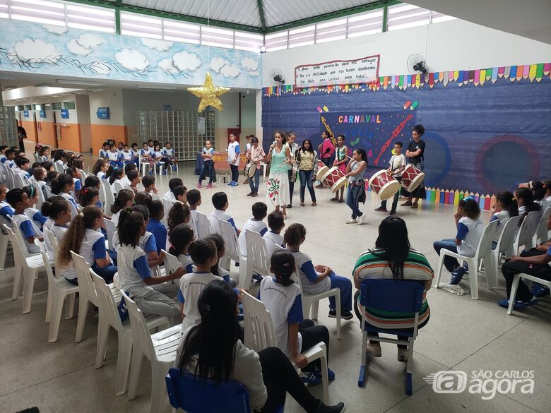 Escola Municipal de Ibaté desenvolve projeto sobre o Carnaval - Crédito: Divulgação