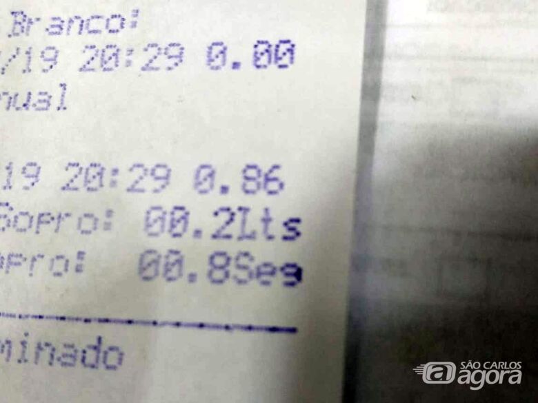 Acusado de embriaguez, motorista é detido em Ibaté - Crédito: Luciano Lopes