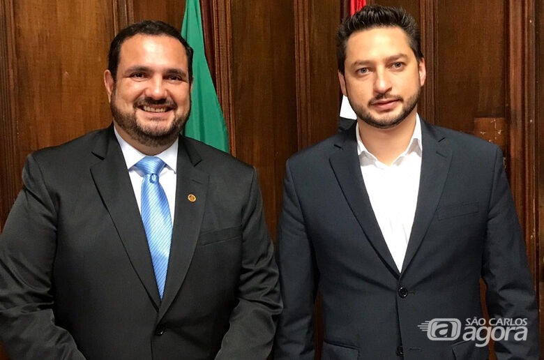 Em encontro com Vinholi, deputado Julio Cesar apresenta demandas da região central - Crédito: Divulgação