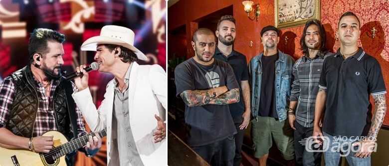 Jads e Jadson e CPM22 são as principais atrações musicais da Festa do Clima - Crédito: Divulgação