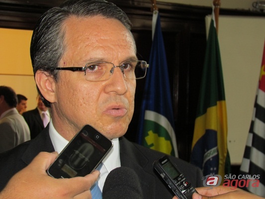 Juiz André Luiz de Macedo, diretor do Fórum Criminal de São Carlos. (Foto: Tiago da Mata / SCA).