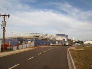 Obras do novo terminal estão em fase de acabamento. (foto http://aeroportodeararaquara-sbaq.blogspot.com.br/)