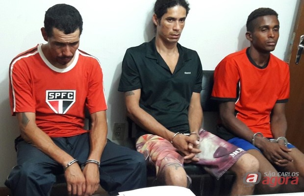 Três homens presos pela DIG confessaram participação direta no crime. (foto Maycon Maximino)