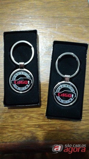 Chaveiros Clube do gol quadrado de São Carlos. (Foto reprodução Facebook)