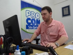 Joner Nery estava a frente do Procon quando teve in&iacute;cio o problema.