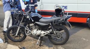 Motoboy se envolve em acidente no Jardim Brasil