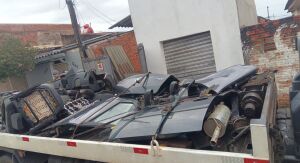 Polícia Militar localiza partes de veículo furtado em averiguação de denúncia em São Carlos