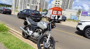 Motoboy fica ferido após colisão no Planalto Paraiso 