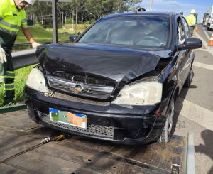 Colisão traseira é registrada na Washington Luís em São Carlos