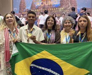 Escola Sebastião faz história e conquista Medalha de Ouro na Ásia
