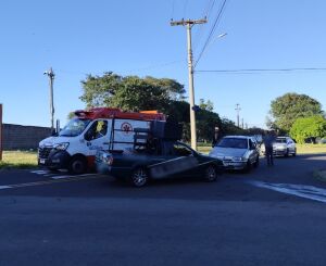 Colisão frontal entre veículos deixa criança ferida no Jardim Beatriz