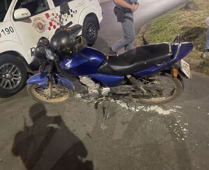 Motocicleta furtada é recuperada pela equipe do Comando de Força Patrulha na Vila Prado