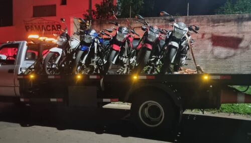 Onze motos são aprendidas durante "Operação Escapamento" em São Carlos 