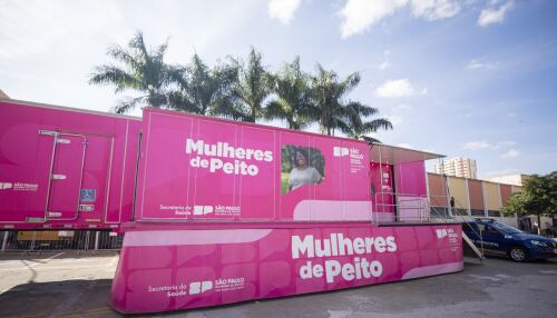 Ibaté recebe nesta quarta a Carreta de Mamografia do programa Mulheres de Peito