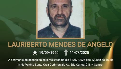 Grupo Santa Cruz informa notas de falecimento 