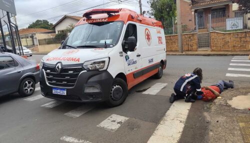 Avanço de sinalização causa acidente na Vila Marcelino