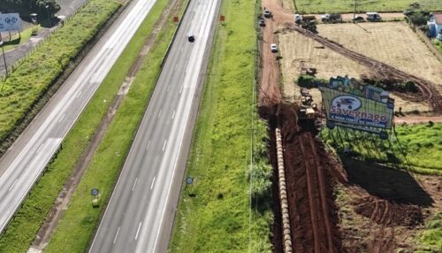 Prefeitura executa extensão da Avenida Humberto Morasco 