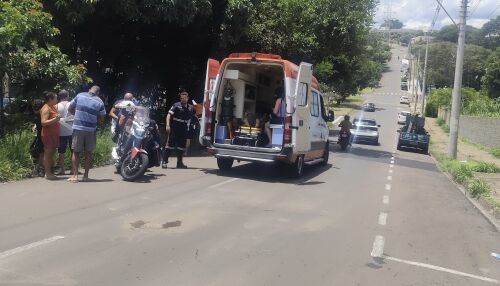 Queda de bicicleta deixa adolescente ferido no Jardim Dona Francisca