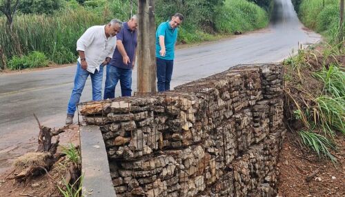 Prohab realiza contenção de barranco com uso de gabiões e obtém resultado positivo em testes de resistência