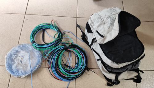 Ajudante de eletricista é preso em flagrante por furto de fios em obra na Vila Nery