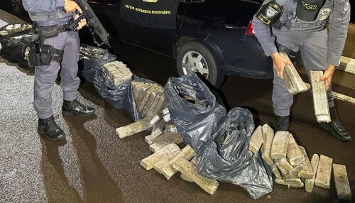 Jovem da região é preso pelo TOR com mais de 200 tijolos de maconha na SP-294 em Avaí