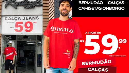 Radical Vest lança Mês do Preço Baixo com peças Onbongo a partir de R$ 59,99