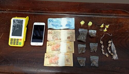 Guarda Municipal e Polícia Militar prendem homem por tráfico no Jardim Cruzado