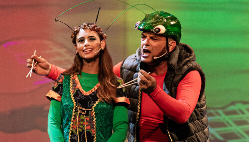 Espetáculo gratuito “Era uma vez… a Cigarra e a Formiga” chega a São Carlos com sessões em Libras