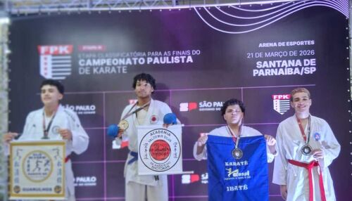 Karatê de Ibaté conquista quatro medalhas na 3ª Fase Regional do Campeonato Paulista