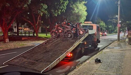 Operação contra escapamentos barulhentos apreende cinco motos em São Carlos