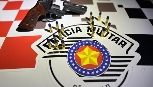 PM apreende revólver com numeração suprimida no CDHU