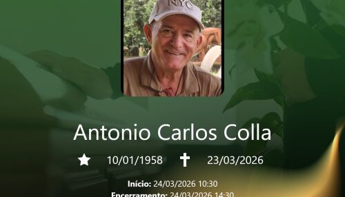 Grupo Santa Cruz informa notas de falecimento e convite de missa