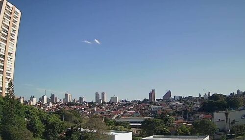 Semana começa com tempo firme, mas há previsão de pancadas de chuva nesta terça-feira 