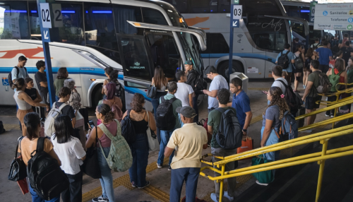 Mais de 11 mil pessoas passarão pelo Terminal Rodoviário até quarta-feira