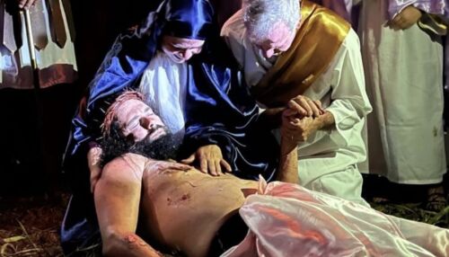 Santuário da Babilônia promove encenação da Via-Sacra e convida fiéis para vivência do Tríduo Pascal