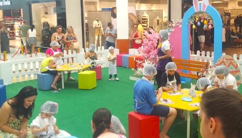 Páscoa no Shopping São Carlos tem oficinas gratuitas, almoço em família e compras de última hora