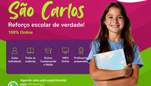 Monitorias chega a São Carlos com reforço escolar online e acompanhamento individual