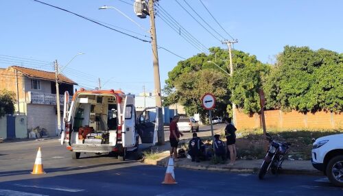 Colisão deixa motociclista ferido na Vila Isabel