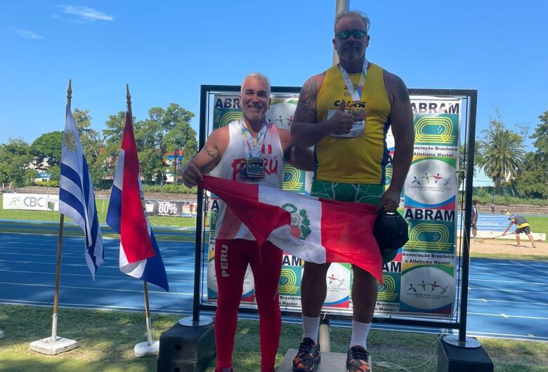 São-carlense é campeão três vezes no Sul-Americano de Atletismo Master